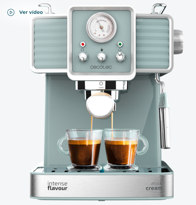 Power Espresso 20 Tradizionale Cafetera Express para espressos y cappuccinos