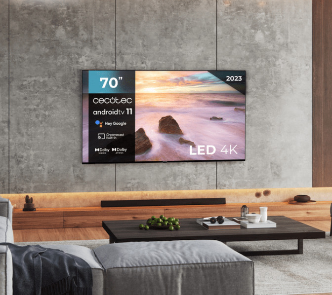 TV A2 series ALU20070 Televisión LED 70” con resolución 4K UHD